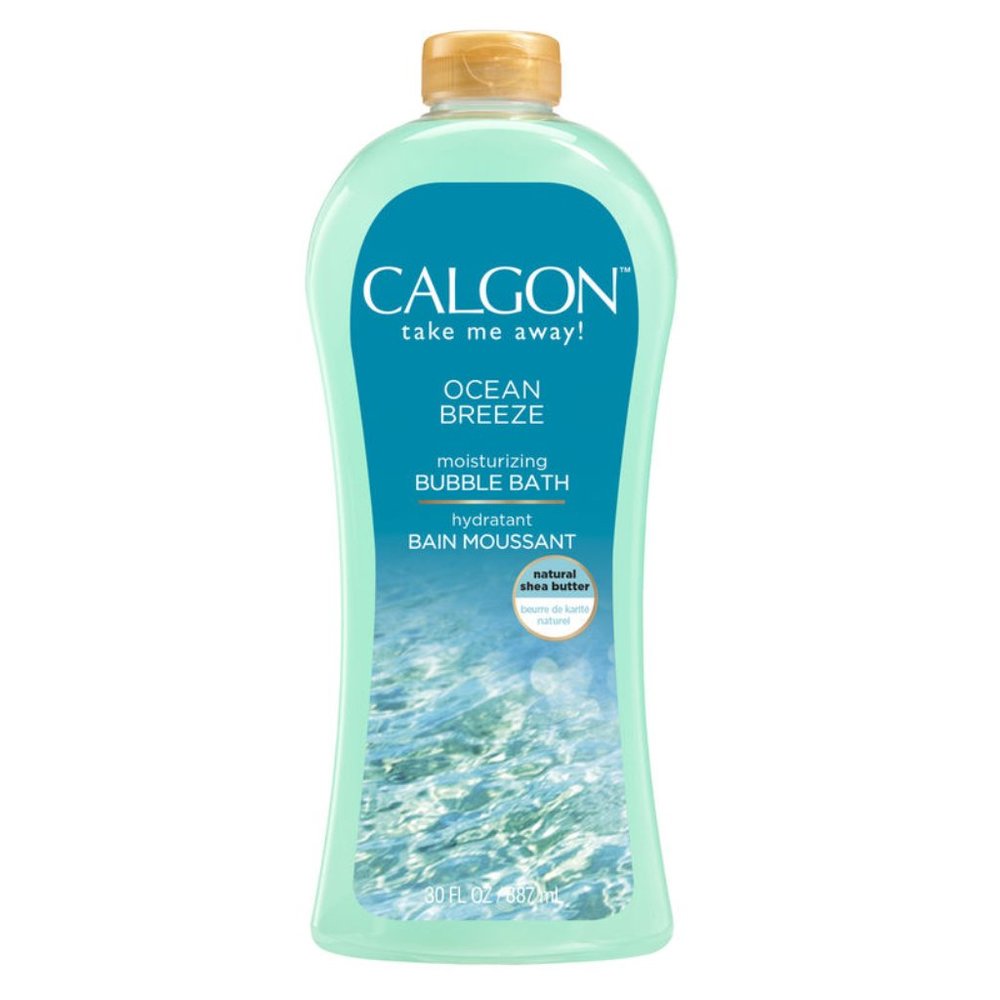 Calgon Ocean Breeze Bubble Bath, Body Wash, Jumbo Size